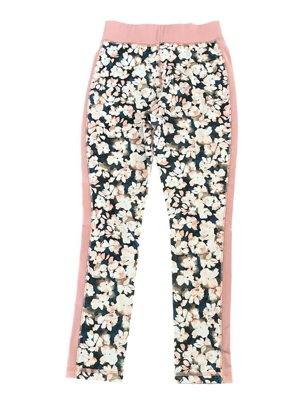 OshKosh B'gosh Girls Active Pull-On Pants Floral Pink Accent Size 10